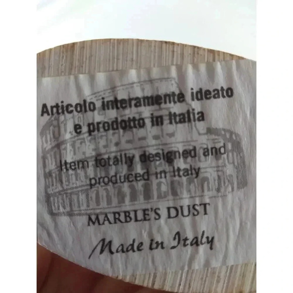 Marble Dust Pieta Jesus Mary Sculpture Italy 3x3 - Picture 9 of 9